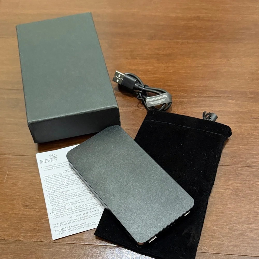Black Portable Charger